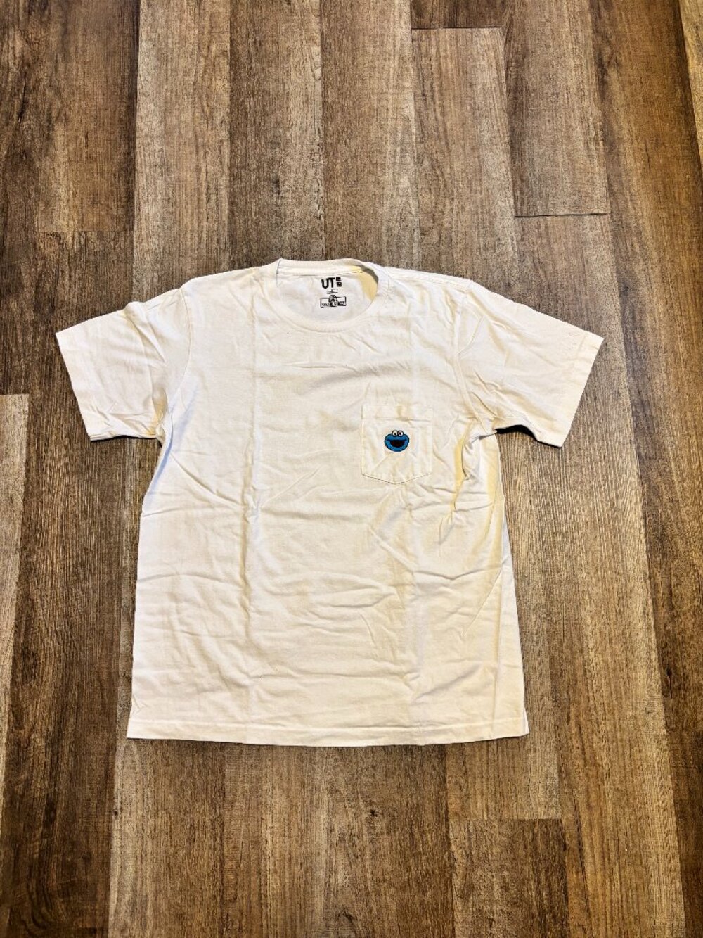 Uniqlo x Kaws x Sesame Street 'Cookie Monster' Pocket Tee